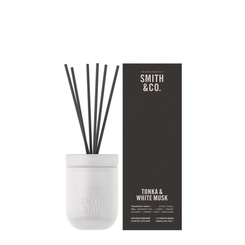 Smith & Co.. Diffuser 200ml - Tonka & White Musk